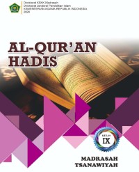 Image of AL-QUR'AN HADITS MTs KELAS IX
