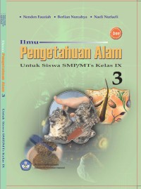 Image of Ilmu Pengetahuan Alam 3 untuk siswa SMP/MTs Kelas IX